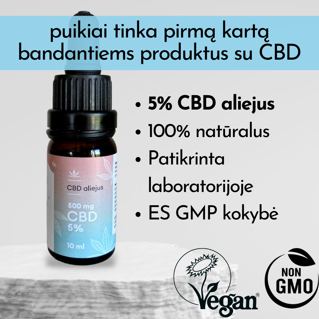 5% CBD Aliejus Nord Zen
