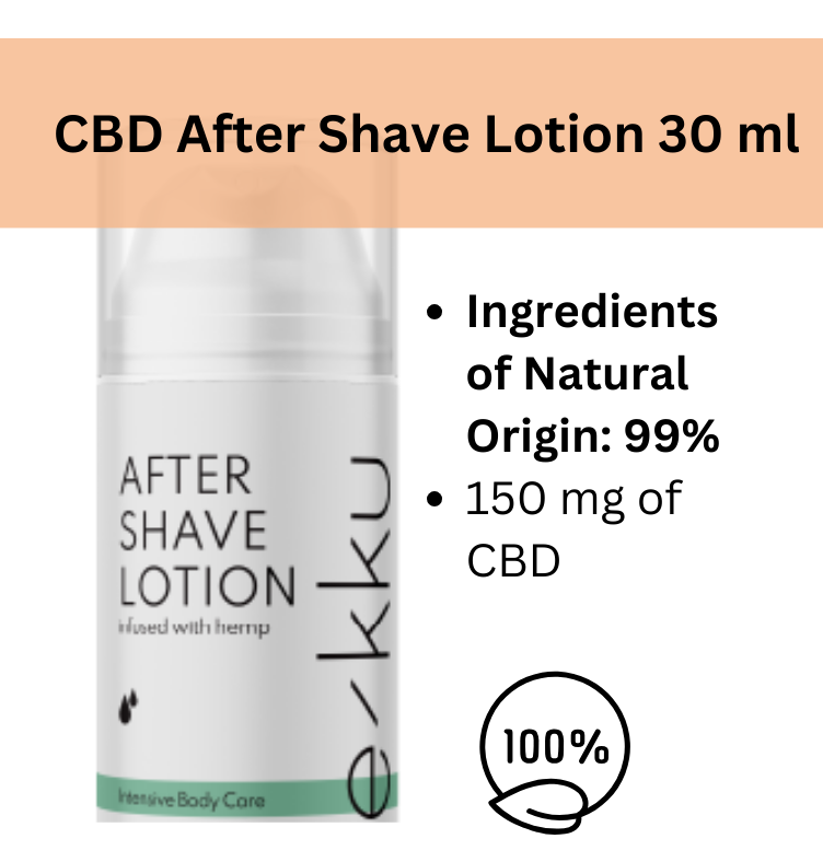 Le-kku Losjonas po skutimosi su CBD 30 ml