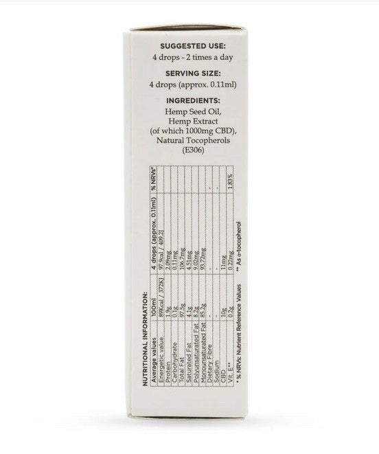 10% CBD Oil (1000mg) - 10ml