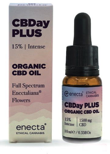 CBDay PLUS Organic CBD oil 15% intense